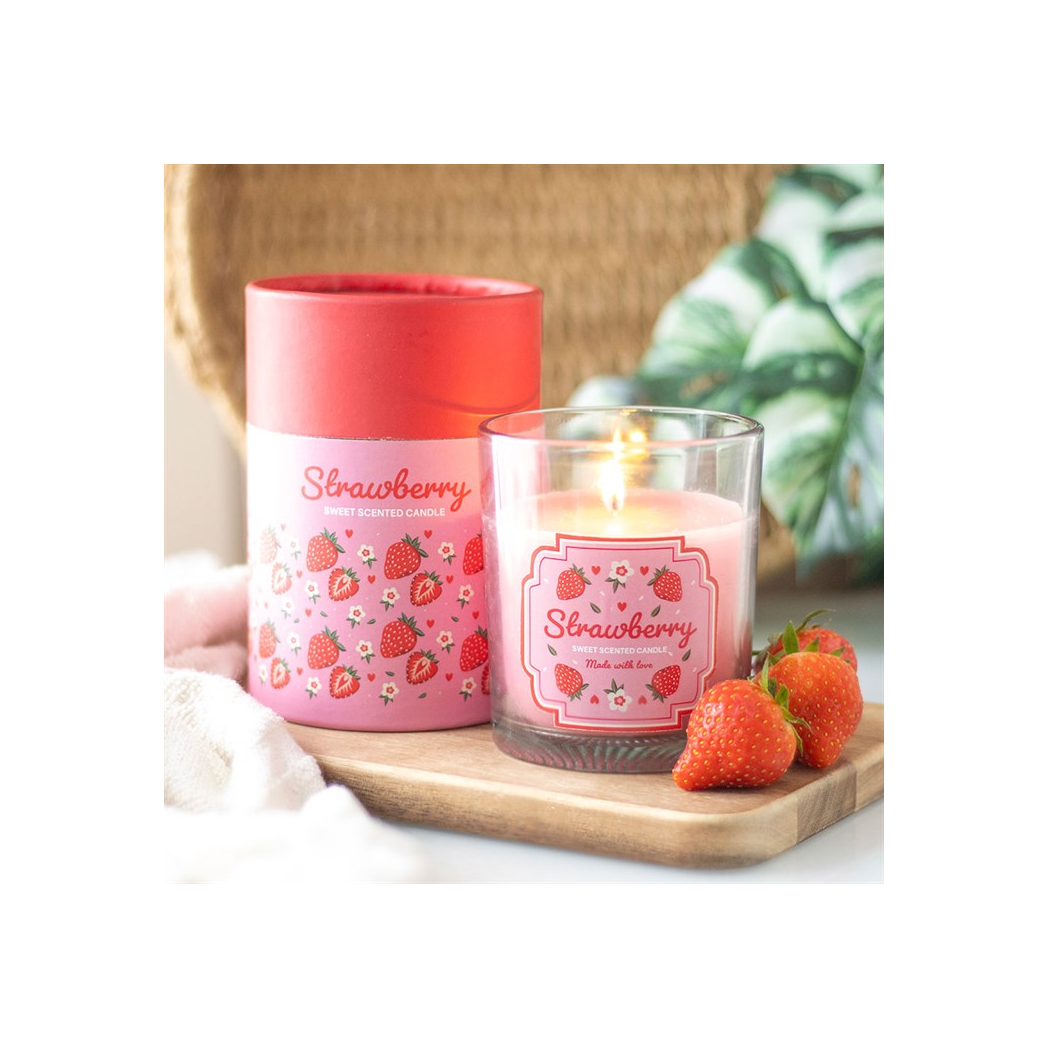 Strawberry Scented Candle