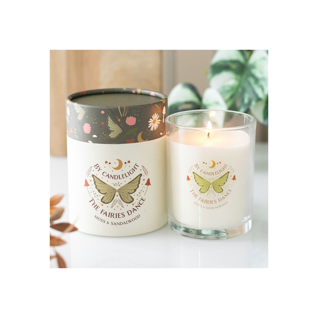 Fairy Wing Moss & Sandalwood Candle