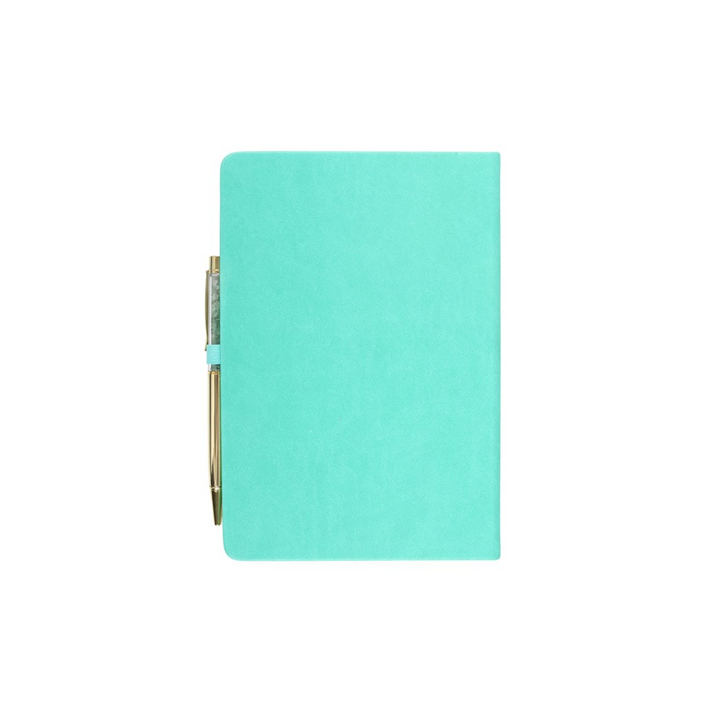 A5 Wellness Journal with Aventurine Pen