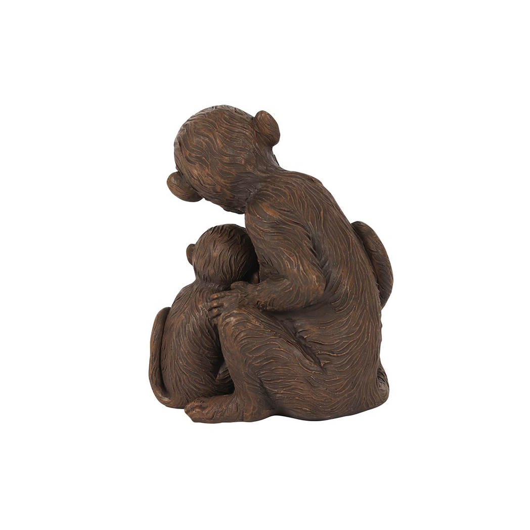 Monkey Mother and Baby Ornament