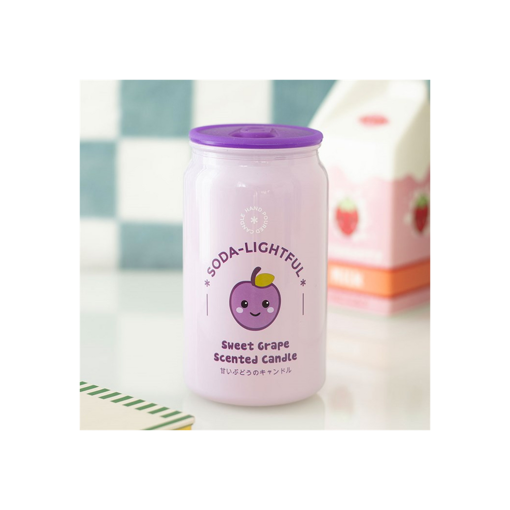 Sweet Grape Soda Can Candle