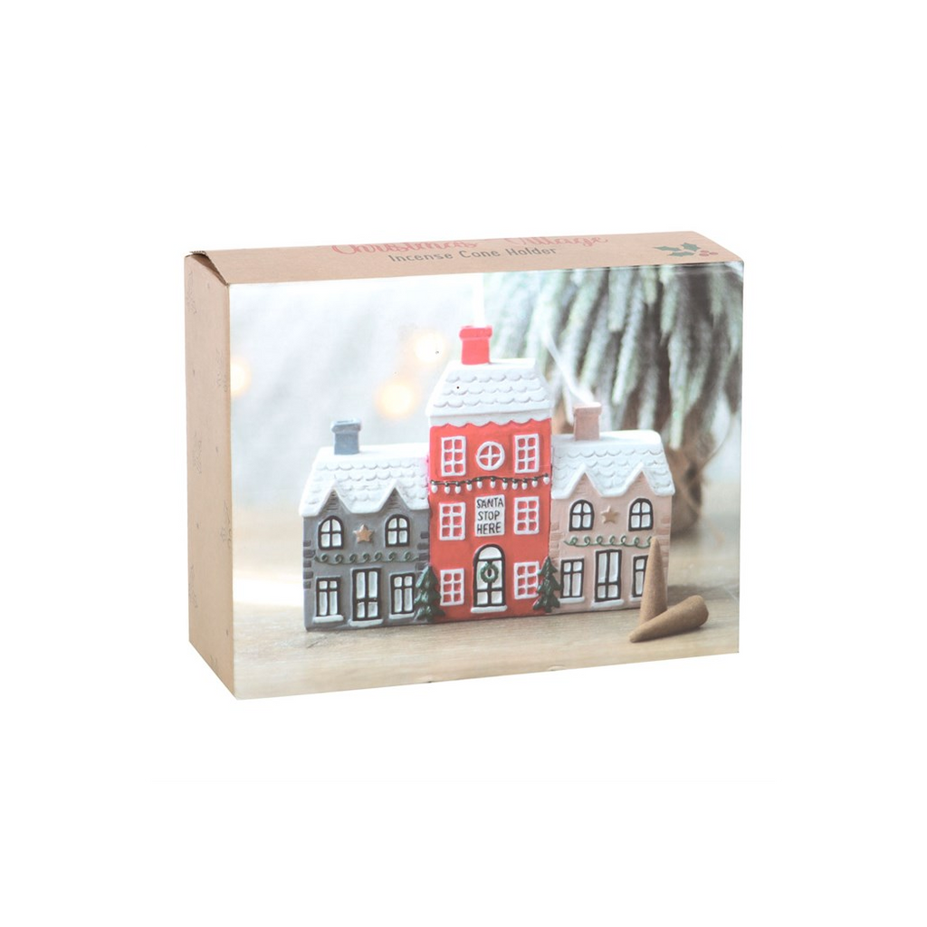 Christmas Village Incense Cone Holder