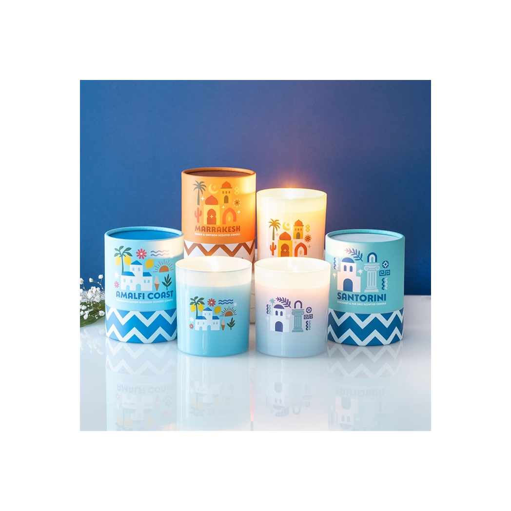 Marrakesh Amber & Saffron Scented Candle