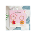 Set of 2 Peanut Butter and Jelly Keyrings