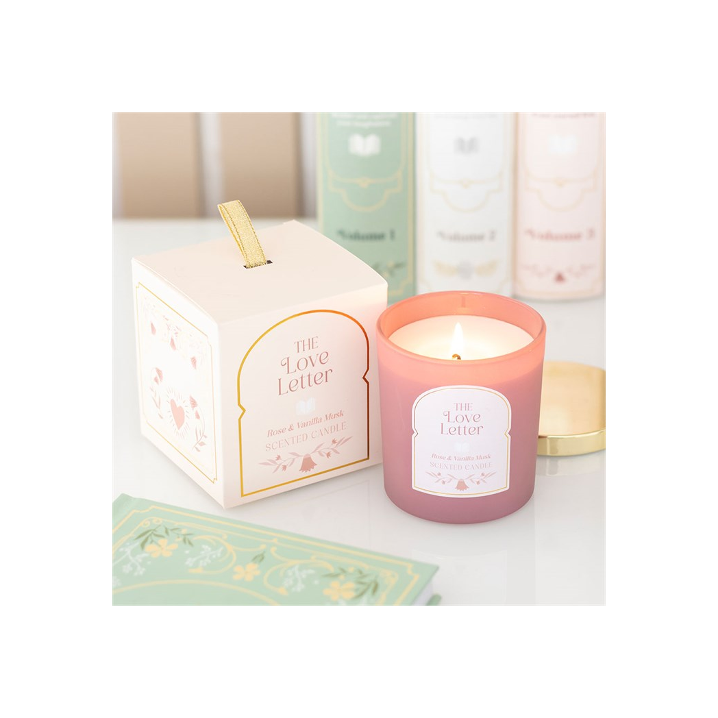 The Love Letter Rose & Vanilla Musk Candle