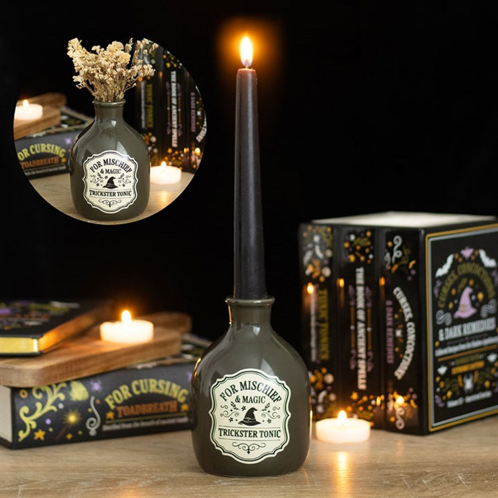 Mischief and Magic Potion Bottle Vase and Candle Holder