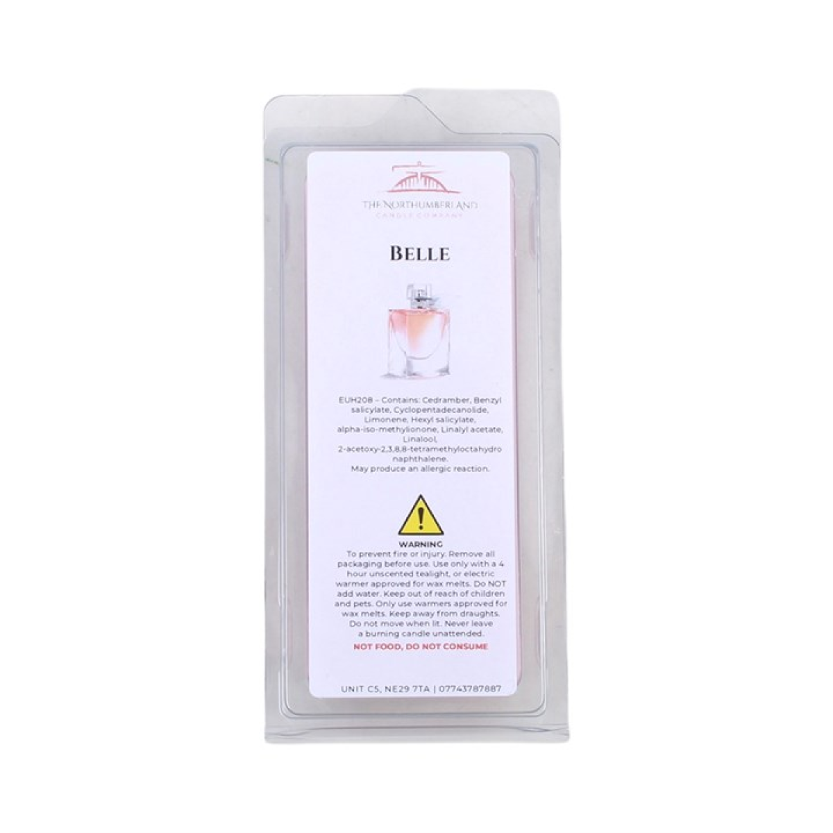 Belle 50g Wax Melt Snap Bar