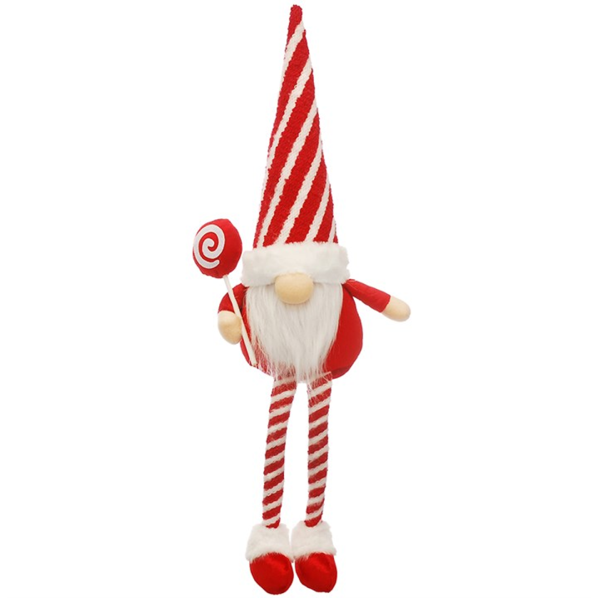 64cm Red Striped Dangly Leg Gonk