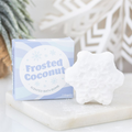 Frosted Coconut Snowflake Bath Bomb