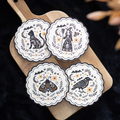 Frightful Folk Coaster Set