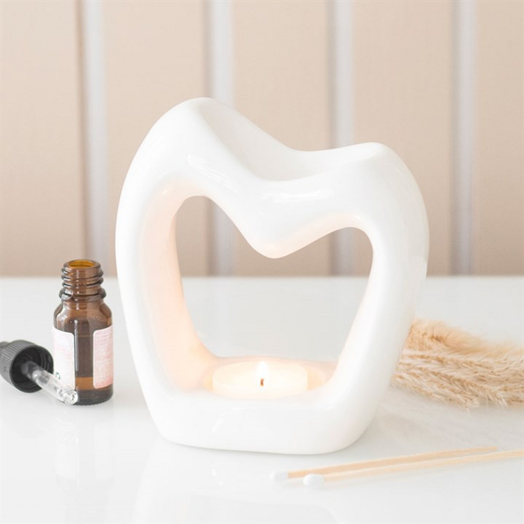 Sculptural Heart Oil Burner