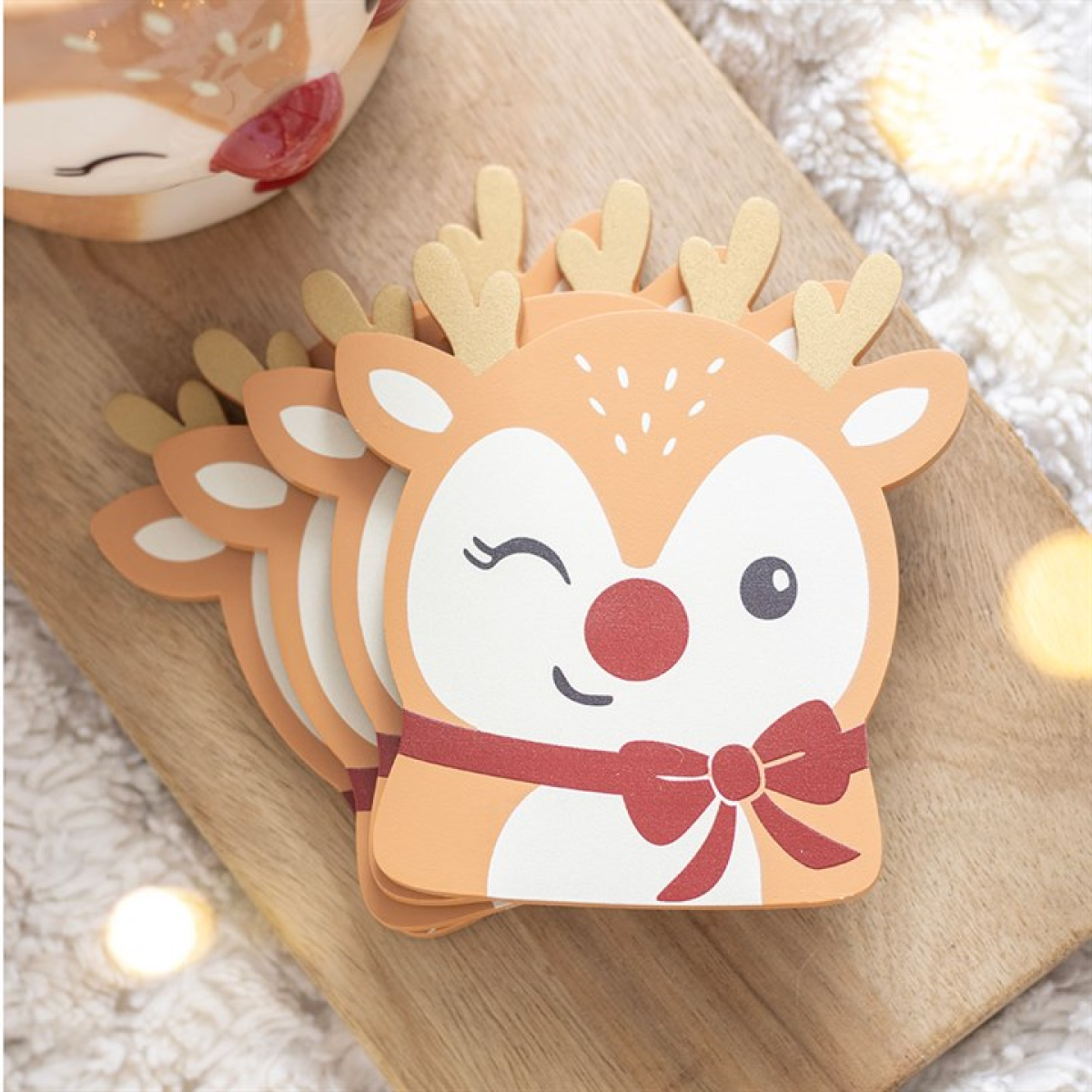 Ruby the Reindeer Coaster Set