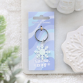 Snow Day Snowflake Keyring