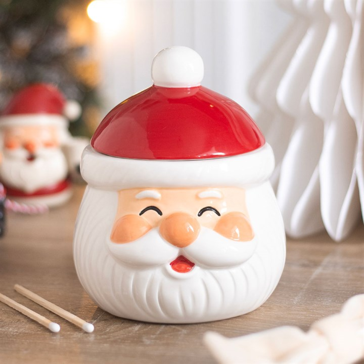 Jolly Santa Christmas Oil Burner and Wax Warmer